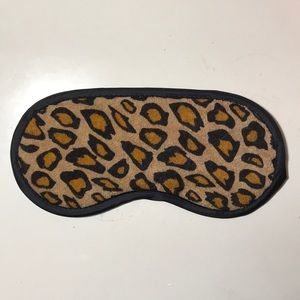 Leopard print sleep mask